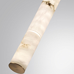 Подвесной светильник с плафоном в форме цилиндра из алебастра Cryptocrystalline Stone варинант исполнения - 5 | Loft Concept в Ижевске