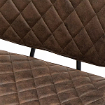 Стул с темно-коричневой обивкой из экокожи Benderson варинант исполнения - 8 | Loft Concept в Ижевске