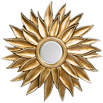 Зеркало-солнце с золотыми с лучами Rays of Peace варинант исполнения - 1 | Loft Concept в Ижевске