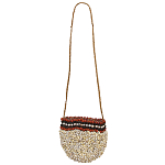 Декоративный аксессуар сумка из ракушек Aboriginal Bag Beige Red варинант исполнения - 1 | Loft Concept в Ижевске
