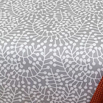 Постельное белье серого цвета с рисунком 200х220 см Blossom Essence варинант исполнения - 4 | Loft Concept в Ижевске