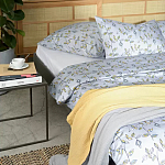 Постельное белье из сатина с рисунком 200х220 см Aurora Allure Sprout варинант исполнения - 4 | Loft Concept в Ижевске