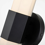 Бра для ванных комнат вертикальное с длинным белым матовым плафоном в форме шестиугольника на круглом основании Hinkley варинант исполнения - 2 | Loft Concept в Ижевске