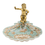 Блюдо с бронзовым ангелом Porcelain Angels of Paradise варинант исполнения - 1 | Loft Concept в Ижевске