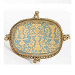 Чаша с орнаментом на ножках в виде бронзовых ангелов Eden Garden варинант исполнения - 4 | Loft Concept в Ижевске