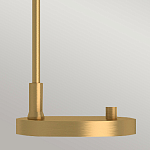 Настольная лампа с конусообразным плафоном и внутренней частью золотого цвета Alora Mood варинант исполнения - 7 | Loft Concept в Ижевске