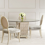 Стол обеденный круглый на зеркальном основании Spectacular Table варинант исполнения - 1 | Loft Concept в Ижевске