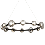 Светодиодная кольцевая люстра IONA Сhandelier black варинант исполнения - 3 | Loft Concept в Ижевске