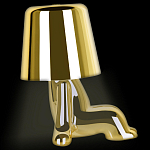 Настольная лампа фигурная цвета золото с гладким абажуром Высота 16 см Sophia варинант исполнения - 5 | Loft Concept в Ижевске