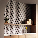 Гипсовая 3D Панель DRAGON SCALE - C варинант исполнения - 1 | Loft Concept в Ижевске