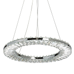 Люстра круглая с прозрачной хрустальной рамкой Maude Crystal Light варинант исполнения - 1 | Loft Concept в Ижевске