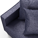 Мебельная ткань Шенилл синий цвет 138 см T4-33 варинант исполнения - 2 | Loft Concept в Ижевске