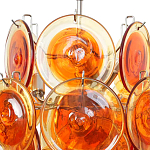 Люстра из оранжевых стеклянных дисков OrangeGlowing Reflectors варинант исполнения - 1 | Loft Concept в Ижевске