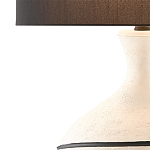 Настольная лампа фактурная с черными круговыми линиями на корпусе Recess варинант исполнения - 1 | Loft Concept в Ижевске