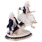 Статуэтка фарфоровая Влюбленная пара Charming Statuette варинант исполнения - 1 | Loft Concept в Ижевске