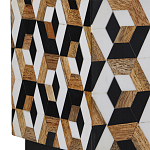 Настольная лампа с фигурным узором и трапециевидным абажуром Сonundrum варинант исполнения - 1 | Loft Concept в Ижевске