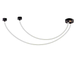 Подвесной светильник с двойными световыми дугами  Luke Lampco Tracer Lamp варинант исполнения - 1 | Loft Concept в Ижевске