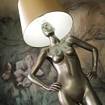 Лампа MANNEQUIN LAMP с абажуром руки на талии варинант исполнения - 9 | Loft Concept в Ижевске