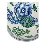 Ваза фигурная с сине-зелеными узорами распустившихся цветов Blossoming Spring варинант исполнения - 3 | Loft Concept в Ижевске