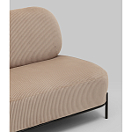 Диван Стоун велюр рельефный бежевый варинант исполнения - 3 | Loft Concept в Ижевске