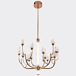 Люстра с декором в виде кристаллов из хрусталя Kenneth Crystal Stone Chandelier 20 варинант исполнения - 4 | Loft Concept в Ижевске