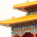 Храм Конфуция Тайвань миниатюра для интерьера в китайском стиле варинант исполнения - 1 | Loft Concept в Ижевске