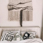 Панно Современный Гобелен ручная работа Туманное Утро варинант исполнения - 4 | Loft Concept в Ижевске