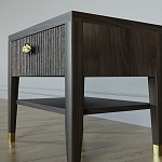 Прикроватная тумбочка с ящиком Elsa Dreams Walnut варинант исполнения - 3 | Loft Concept в Ижевске