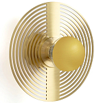 Бра в виде металлического диска Amadis Gold Wall Lamp варинант исполнения - 1 | Loft Concept в Ижевске