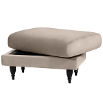 Мягкий пуф на деревянных ножках Garner Pouf варинант исполнения - 4 | Loft Concept в Ижевске