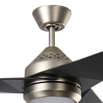 Люстра с вентилятором с черными лопастями Kichler варинант исполнения - 2 | Loft Concept в Ижевске