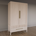 Шкаф платяной Primo с выдвижными ящиками шпон Черный дуб варинант исполнения - 3 | Loft Concept в Ижевске