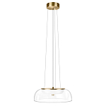 Подвесной светильник  с плоским прозрачным стеклянным плафоном Grada Light варинант исполнения - 2 | Loft Concept в Ижевске