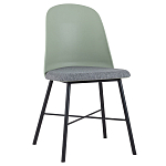 Стул из прочного пластика на металлическом основании Anora Green  варинант исполнения - 1 | Loft Concept в Ижевске