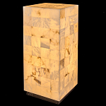 Торшер прямоугольный из натурального камня Calcite Geometry варинант исполнения - 12 | Loft Concept в Ижевске
