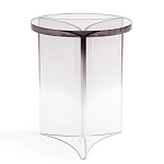 Стол журнальный круглый Acrylic Аether Smoke варинант исполнения - 3 | Loft Concept в Ижевске