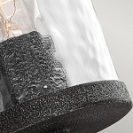 Бра с цилиндрическим плафоном из прозрачного рифленого стекла Feiss варинант исполнения - 4 | Loft Concept в Ижевске