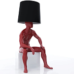 Лампа MALE MANNEQUIN LAMP с абажуром варинант исполнения - 1 | Loft Concept в Ижевске