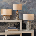 Настольная лампа с каркасом с состаренным эффектом Ancient Column варинант исполнения - 4 | Loft Concept в Ижевске