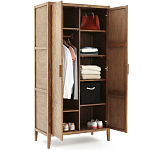 Шкаф из массива сосны с орнаментом "Ёлочка" Geometric Ornament варинант исполнения - 4 | Loft Concept в Ижевске