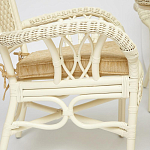 Комплект обеденный из ротанга Eloise grand white варинант исполнения - 4 | Loft Concept в Ижевске