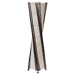 Торшер из перламутра на металлическом каркасе Indonesian Wave варинант исполнения - 1 | Loft Concept в Ижевске