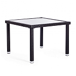 Обеденный комплект из искуственного ротанга Vintara черный варинант исполнения - 11 | Loft Concept в Ижевске