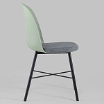 Стул из прочного пластика на металлическом основании Anora Green  варинант исполнения - 3 | Loft Concept в Ижевске