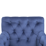 Кресло Addison Chic Armchair deep blue velour варинант исполнения - 4 | Loft Concept в Ижевске
