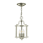 Подвесной светильник с прозрачным стеклянным цилиндрическим плафоном в классическом стиле на цепи Hinkley варинант исполнения - 21 | Loft Concept в Ижевске