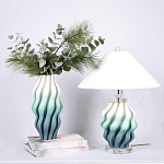 Настольная лампа с абажуром Green Wave варинант исполнения - 2 | Loft Concept в Ижевске