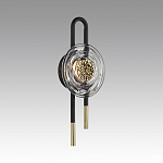 Бра с черным основанием и золотистым декором Bruno варинант исполнения - 3 | Loft Concept в Ижевске