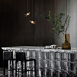 Подвесной светильник с прозрачной стеклянной птичкой Serip Voa варинант исполнения - 9 | Loft Concept в Ижевске