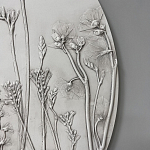 Панно Серые цветы варинант исполнения - 2 | Loft Concept в Ижевске